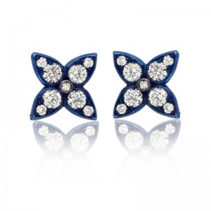 Lucilla Earrings with Diamonds