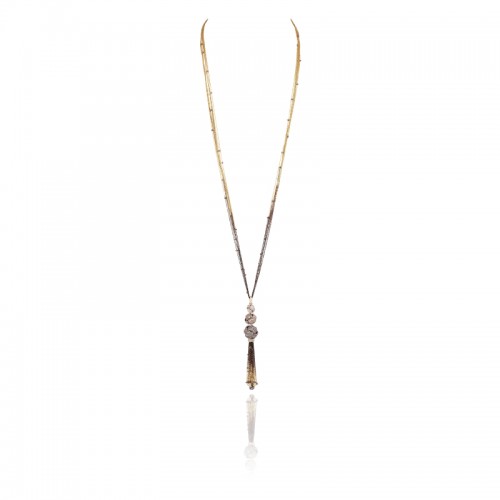 Nodi Necklace with Diamonds