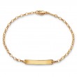 18K Yellow Gold Petite Poesy Bracelet