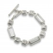 Rock Crystal Single-Row Mosaic Bracelet