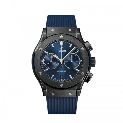 Classic Fusion 45mm Ceramic Blue Chronograph