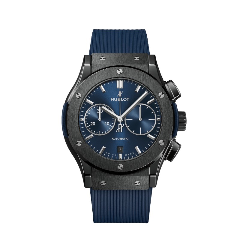 Classic Fusion 45mm Ceramic Blue Chronograph