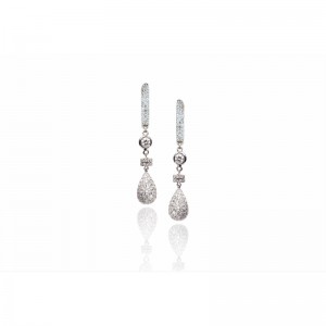 Gocce Earrings with Diamonds