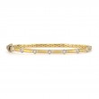 Lisse Simple Diamond Accent Kite Bangle