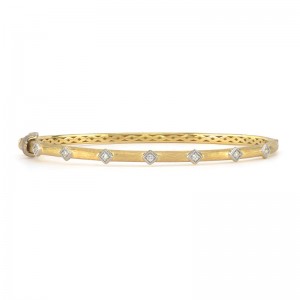 Lisse Simple Diamond Accent Kite Bangle