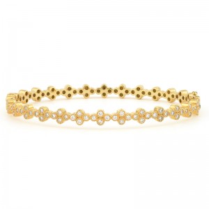 Provence Continuous Diamond Quad Bangle