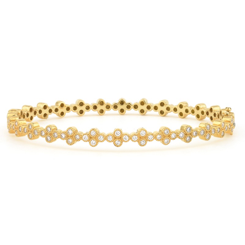 Provence Continuous Diamond Quad Bangle