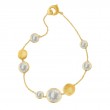 Jaipur 18K Yellow Gold Mother of Pearl Bracelet