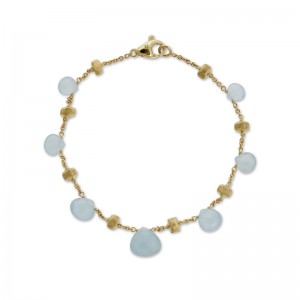 Paradise Aquamarine Single Strand Bracelet