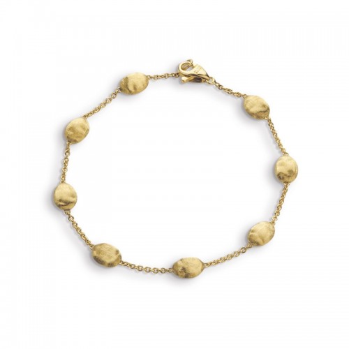Siviglia 18K Yellow Gold Medium Bead Bracelet