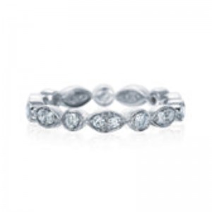 Vintage Style Diamond Eternity Band