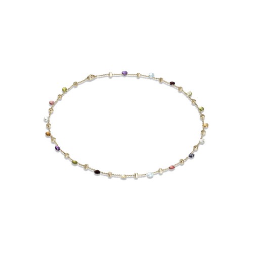 Paradise 18K Yellow Gold Mixed Gemstone Short Necklace