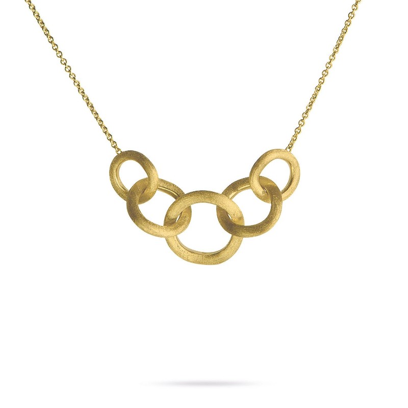 Jaipur Link 18K Yellow Gold Graduated Necklace