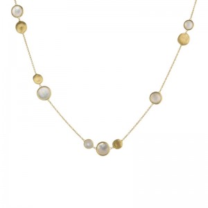 Jaipur 18K Yellow Gold and Mother of Pearl Necklace