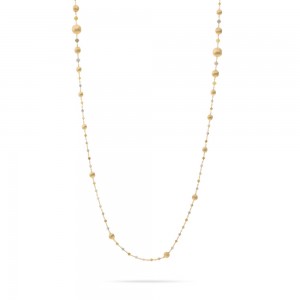 Africa Stellar Long Raw Diamond Necklace