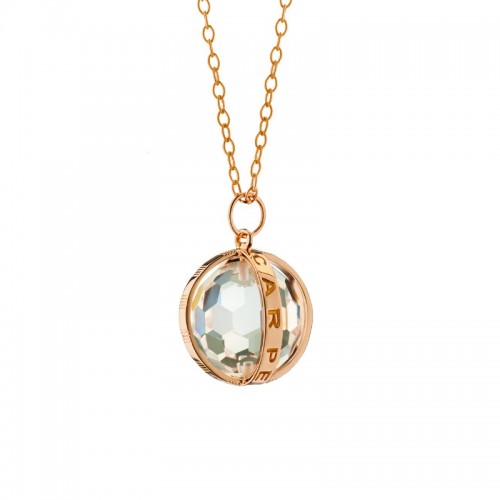 Carpe Diem 18K Rose Gold Charm Necklace