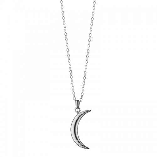 Dream Moon Necklace with Sapphires