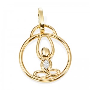 1 MQ Diamond 0.17ct. (Detachable Bail)
