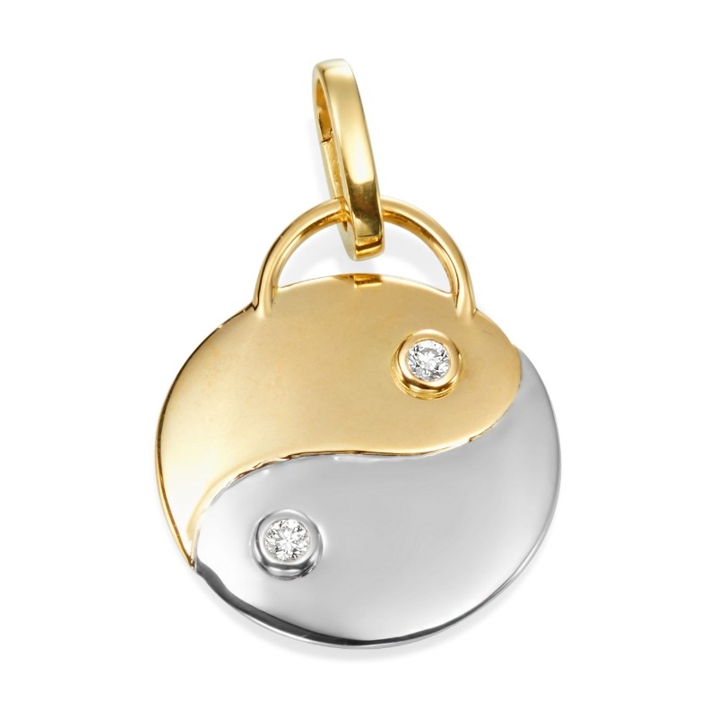 2 RD Diamonds 0.13ct. (Detachable Bail)