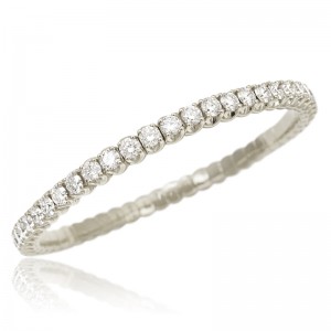 White Gold Xpandable™ Diamond Bracelet