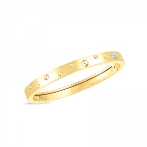 Pois Moi Thin Bangle with Diamonds