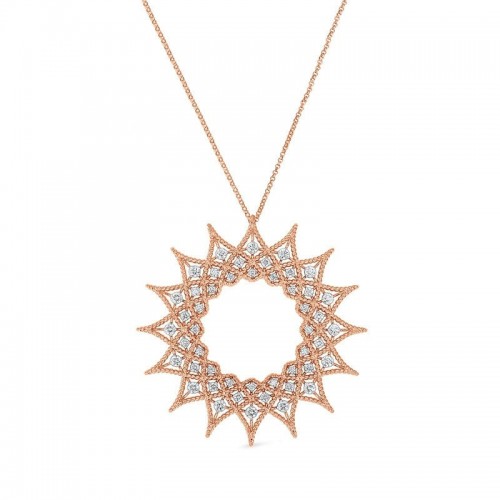 Roman Barocco Diamond Pendant