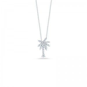 Diamond Palm Tree Pendant