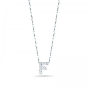 Diamond "F" Pendant