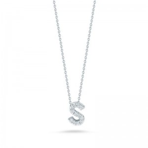 Diamond "S" Pendant