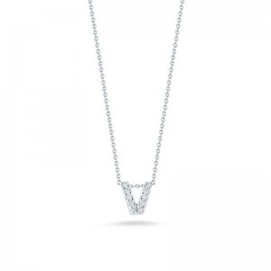 Diamond "V" Pendant