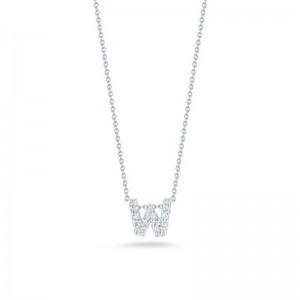 Diamond "W" Pendant