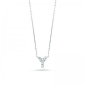Diamond "Y" Pendant