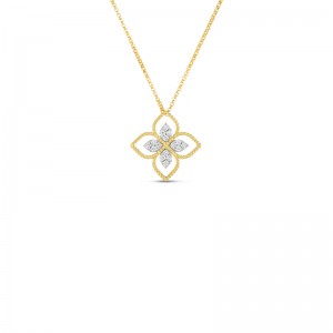 Principessa Large Flower Diamond Pendant