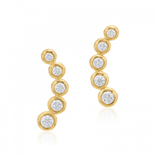 10 Round Diamonds 1.36ct HI VS/SI1