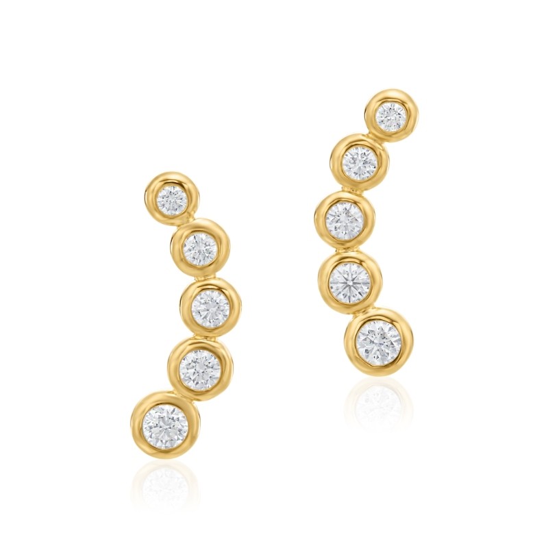 10 Round Diamonds 1.36ct HI VS/SI1