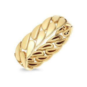 Gourmette Link Bangle Bracelet