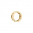 18K Yellow Gold Baia Band Ring  With Diamonds