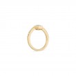 18K Yellow Gold Baia Stackable Ring  With Diamonds And Lapis