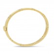 18K Yellow Gold Baia Bangle  With Diamonds