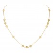 18KT Yellow Gold Diamond Mini B Collection Multi Diamonds by the Yard Necklace