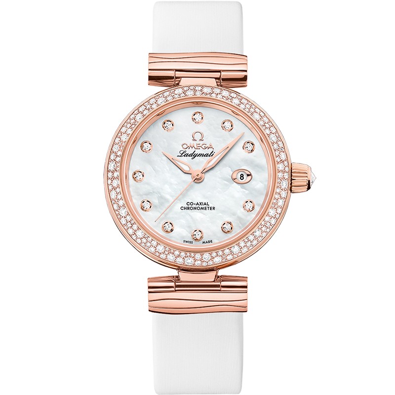 34 mm, Sedna™ Gold On Leather Strap