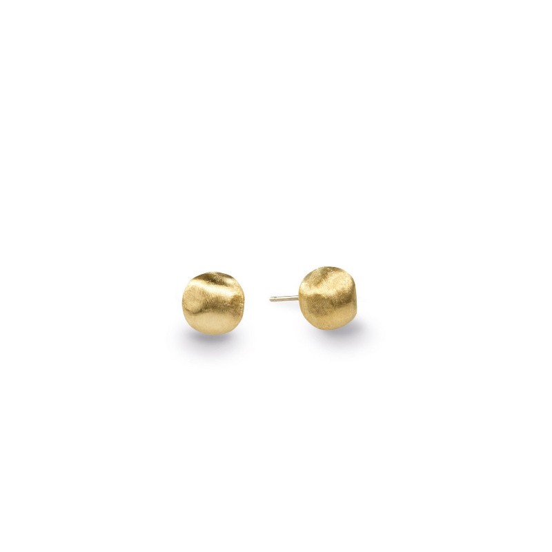 Africa 18K Yellow Gold Small Stud Earrings