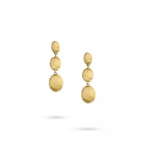 Siviglia 18K Yellow Gold Triple Drop Earrings