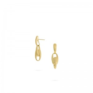 Lucia 18K Yellow Gold Link Drop Earrings