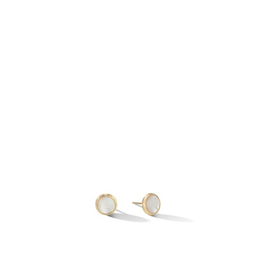 Jaipur 18K Yellow Gold Mother Of Pearl Stud Earrings