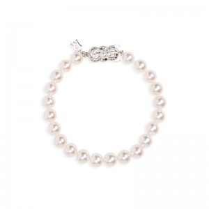 Akoya Cultured Pearl Strand Bracelet 6.5-7mm A