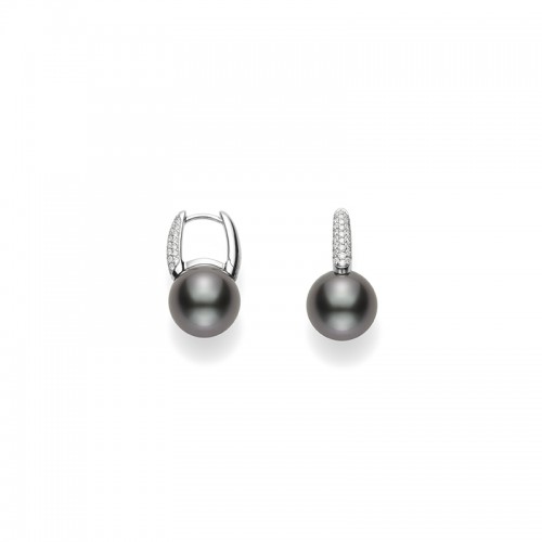 Classic Pearl Earrings 18K White Gold