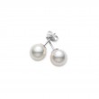 Akoya Cultured Pearl Stud Earrings 7-7.5mm A