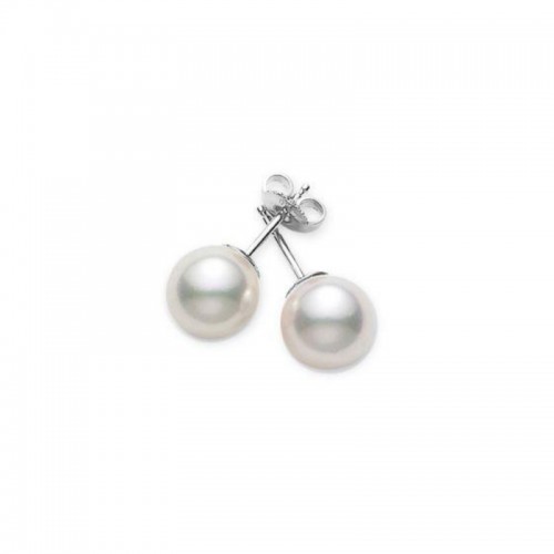 Akoya Cultured Pearl Stud Earrings 7-7.5mm A