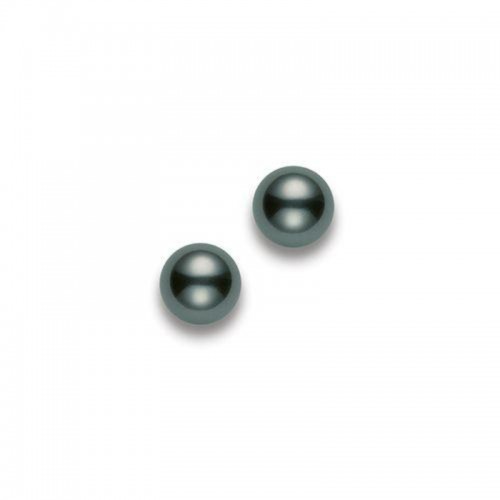 Black South Sea Cultured Pearl Stud Earrings 8-8.5mm A+